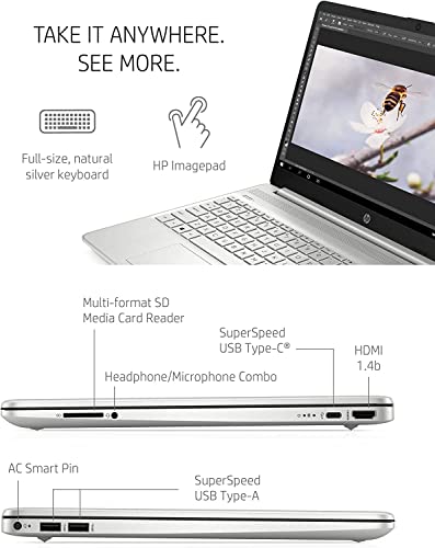 HP 15.6" Laptop, Intel Core i5-1135G7 Processor, Intel Iris Xe Graphics, 15.6" FHD Anti-Glare Display, Online Meeting Ready, HDMI, Wi-Fi and Bluetooth, Windows 11 Home(16GB RAM | 1TB SSD)