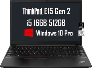 latest lenovo thinkpad e15 15.6″ fhd (intel quad-core i5-1135g7 (beats i7-10510u), 16gb ram, 512gb ssd) ips business laptop, backlit keyboard, fingeprint, thunderbolt 4, win 10 pro / win 11 pro