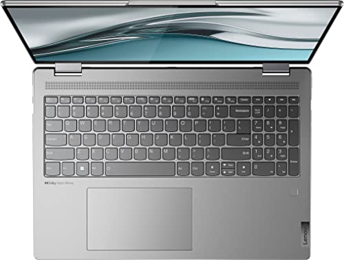 Lenovo Newest Yoga 7i 16" 2.5K Touchscreen 2-in-1 Laptop, Intel i7-1260P 12Cores, Iris Xe Graphics, 16GB LPDDR5 1TB SSD, WI-FI 6e, Thunderbolt 4, HDMI, Backlit Keyboard, Fingerprint, Win11 Pro