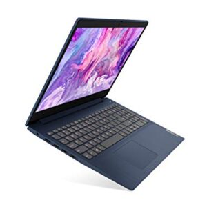 2020 Lenovo IdeaPad 3 15.6" Laptop Intel Core i3-1005G1 8GB RAM 256GB SSD Windows 10 in S Mode Blue, 4-10.99 Inches