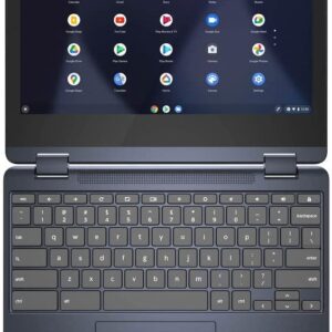 Lenovo 2022 Flex 3 Touchscreen Chromebook, 2-in-1 11.6" HD for Business and Student Laptop, MT8183 CPU, 4GB LPDDR3, 64GB eMMC, Webcam, Blue, Chrome OS, 32GB USB Card