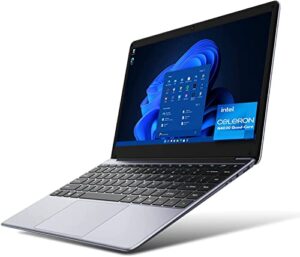 chuwi herobook pro 14.1” laptop, 8gb ram 256gb ssd, windows 11 laptop, 1tb ssd expand, intel celeron n4020(up to 2.8ghz), 2k fhd ips display, ultra slim, mini-hdmi, 5g wifi, bt4.2, webcam,tf card
