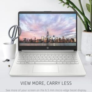 HP 14 Laptop, AMD Ryzen 5 5500U, 8 GB RAM, 256 GB SSD Storage, 14-inch Full HD Display, Windows 11 Home, Thin & Portable, Micro-edge & Anti-glare Screen, Long Battery Life (14-fq1025nr, 2021)