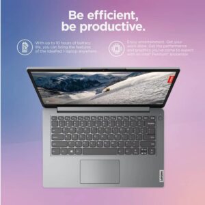 Lenovo 2023 Newest Ideapad 14 Inch Student Laptop, Intel Pentium Silver N5030 4-Core, up to 3.1 GHz, 4GB RAM, 256GB Storage, 1 Year Office 365, WIFI6, Webcam, Bluetooth, Windows 11