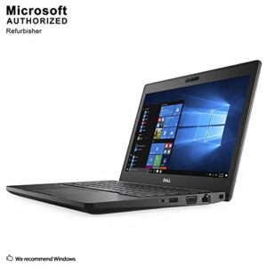 Dell Latitude 5280 12.5" Business Laptop, Intel Core I5-7300U 2.6GHZ, 16G DDR4, M.2 256G SSD, HDMI, VGA, USB 3.1, Windows 10 Pro 64 Bit-Multi-Language Supports En/Fr/Sp(Renewed).