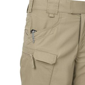 Helikon-Tex Urban (UTK) Tactical Shorts for Men - Lightweight & Breathable Cargo Shorts for Tactical, Military, Police, Hiking, & Hunting (Shadow Grey Polycotton Ripstop W38, L11)
