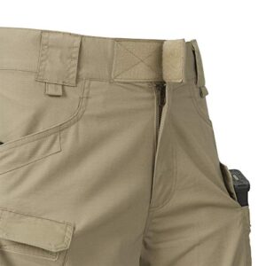 Helikon-Tex Urban (UTK) Tactical Shorts for Men - Lightweight & Breathable Cargo Shorts for Tactical, Military, Police, Hiking, & Hunting (Shadow Grey Polycotton Ripstop W38, L11)