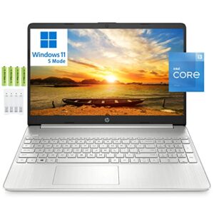 hp 15 15.6″ hd laptop computer for home and student, intel core i3-1115g4 (up to 4.1 ghz), 16gb ram, 512gb pcie ssd, long battery life, numpad, wi-fi 6, bt, hdmi, windows 11 home (s mode), w/battery