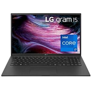 2022 LG Gram Ultralight Laptop Full Day Battery 15.6" FHD IPS Touchscreen Intel 12th i7-1260P 16GB LPDDR5 1TB NVMe SSD Iris Xe Graphics Backlit KB w/ FP WiFi 6E Thunderbolt 4 Windows 11 Pro (Renewed)