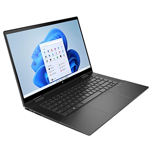 HP 2022 Envy X360 2-in-1 Touch Screen Laptop, 15.6" FHD IPS Display, AMD 6-Core Ryzen 5 5625U (Beat i7-1265U), 32GB DDR4 RAM, 1TB PCIe SSD, USB-C, HDMI, WiFi 6, SD Card Reader, Backlit KB, Win 11