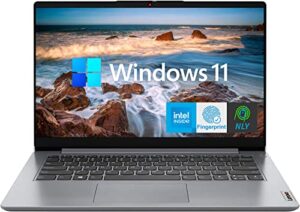lenovo 14″ ideapad laptop with fingerprint reader (latest model), full hd anti-glare display, intel quad core i5-1135g7, 20gb ram, 1tb ssd, intel iris xe graphics, usb type-c, nly mp, windows 11