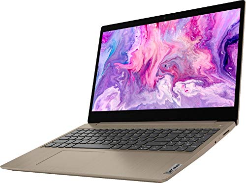 Lenovo 2020 Newest IdeaPad 3 15" HD Touch Screen Laptop, Intel 10th Gen Dual-Core i3-1005G1 CPU, 8GB DDR4 RAM, 256GB PCI-e SSD, Webcam, WiFi 5, Bluetooth, Windows 10 S - Almond