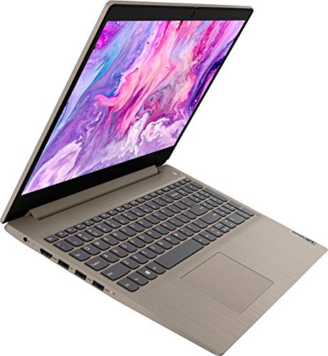 Lenovo 2020 Newest IdeaPad 3 15" HD Touch Screen Laptop, Intel 10th Gen Dual-Core i3-1005G1 CPU, 8GB DDR4 RAM, 256GB PCI-e SSD, Webcam, WiFi 5, Bluetooth, Windows 10 S - Almond