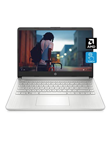 HP 14 Laptop, AMD 3020e, 4 GB RAM, 64 GB eMMC Storage, 14-inch HD Touchscreen, Windows 10 Home in S Mode, Long Battery Life, Microsoft 365, (14-fq0080nr, 2020)