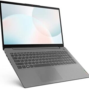 Lenovo 2023 IdeaPad3 15.6" FHD IPS Laptop PC AMD 6-Core Ryzen 5 5625U Radeon 7 Graphics 8GB DDR4 256GB M.2 NVMe SSD HDMI WiFi AX USB-C Backlit KB Fingerprint Grey Windows 11 Home w/ RE USB