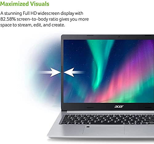 Acer 2022 Newest Aspire 5 Slim 15.6" FHD IPS Laptop, AMD Quad-Core Ryzen 3 3350U(Up to 3.5GHz,Beat i5-7200U), 12GB DDR4 RAM, 256GB SSD, WiFi 6, Backlit Keyboard, Fingerprint, HDMI, Windows 11+JVQ MP