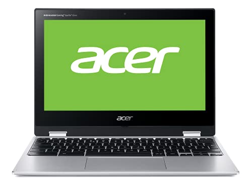 2021 Newest Acer X360 Chromebook Spin 2-in-1 Convertible Laptop Student Business, MediaTek MT8183C 8-Core Processor,11.6" HD Touch IPS, 4GB RAM, 32GB eMMC,Wi-Fi 5,Bluetooth 5,Chrome OS+ Marxsol Cables