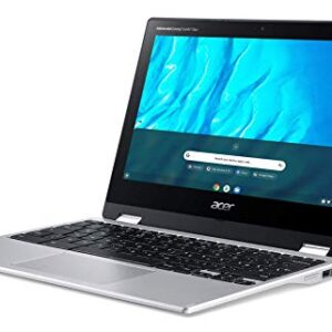 2021 Newest Acer X360 Chromebook Spin 2-in-1 Convertible Laptop Student Business, MediaTek MT8183C 8-Core Processor,11.6" HD Touch IPS, 4GB RAM, 32GB eMMC,Wi-Fi 5,Bluetooth 5,Chrome OS+ Marxsol Cables