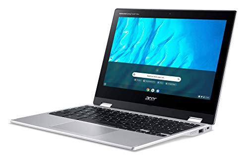 2021 Newest Acer X360 Chromebook Spin 2-in-1 Convertible Laptop Student Business, MediaTek MT8183C 8-Core Processor,11.6" HD Touch IPS, 4GB RAM, 32GB eMMC,Wi-Fi 5,Bluetooth 5,Chrome OS+ Marxsol Cables