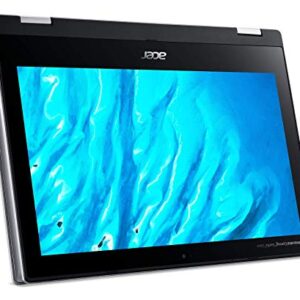 2021 Newest Acer X360 Chromebook Spin 2-in-1 Convertible Laptop Student Business, MediaTek MT8183C 8-Core Processor,11.6" HD Touch IPS, 4GB RAM, 32GB eMMC,Wi-Fi 5,Bluetooth 5,Chrome OS+ Marxsol Cables