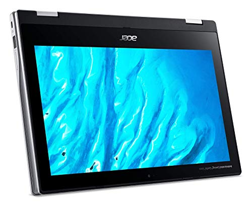 2021 Newest Acer X360 Chromebook Spin 2-in-1 Convertible Laptop Student Business, MediaTek MT8183C 8-Core Processor,11.6" HD Touch IPS, 4GB RAM, 32GB eMMC,Wi-Fi 5,Bluetooth 5,Chrome OS+ Marxsol Cables