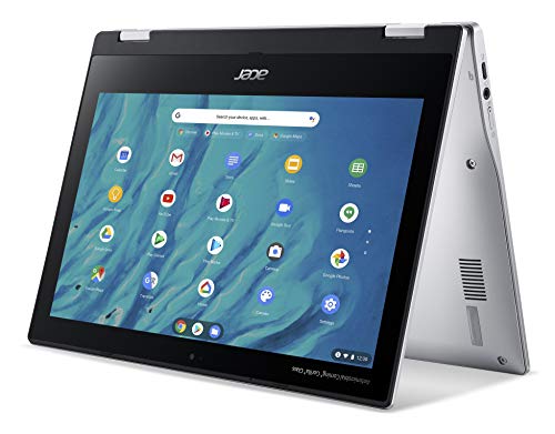 2021 Newest Acer X360 Chromebook Spin 2-in-1 Convertible Laptop Student Business, MediaTek MT8183C 8-Core Processor,11.6" HD Touch IPS, 4GB RAM, 32GB eMMC,Wi-Fi 5,Bluetooth 5,Chrome OS+ Marxsol Cables