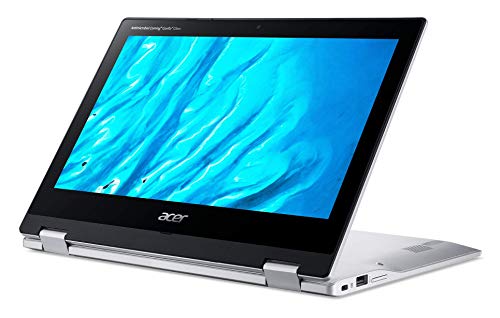 2021 Newest Acer X360 Chromebook Spin 2-in-1 Convertible Laptop Student Business, MediaTek MT8183C 8-Core Processor,11.6" HD Touch IPS, 4GB RAM, 32GB eMMC,Wi-Fi 5,Bluetooth 5,Chrome OS+ Marxsol Cables