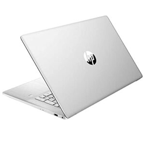 HP 17 Laptop Computer 17.3" HD+ Touchscreen AMD 6-Core Ryzen 5 5500U (Beats i7-1160G7) 16GB RAM 256GB SSD AMD Radeon Graphics USB-C Up to 7 Hours of Battery Life Win10Pro Silver + HDMI Cable