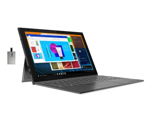 Lenovo Ideapad Duet 3i 10.3" FHD Touchscreen Laptop, Intel Celeron N4020, 4GB RAM, 64GB eMMC Storage, 5MP Webcam, Graphite Gray, Windows 11, 128GB Snowbell USB Card