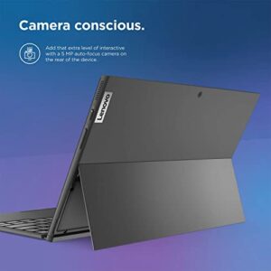 Lenovo Ideapad Duet 3i 10.3" FHD Touchscreen Laptop, Intel Celeron N4020, 4GB RAM, 64GB eMMC Storage, 5MP Webcam, Graphite Gray, Windows 11, 128GB Snowbell USB Card