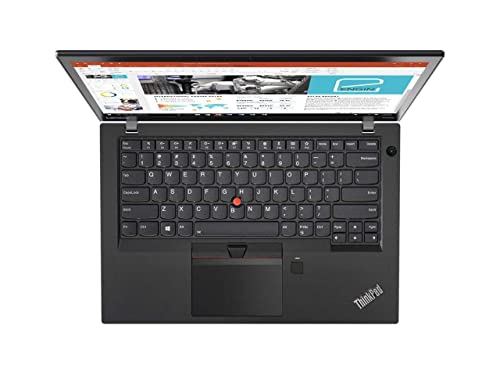 Lenovo Thinkpad T470s Intel Core i7-7600U 2.8Ghz / 14-inch FHD Display 8GB DDR4 RAM, 256GB SSD, Webcam, HDMI, 802.11AC, Windows 10 Pro installed (Renewed)