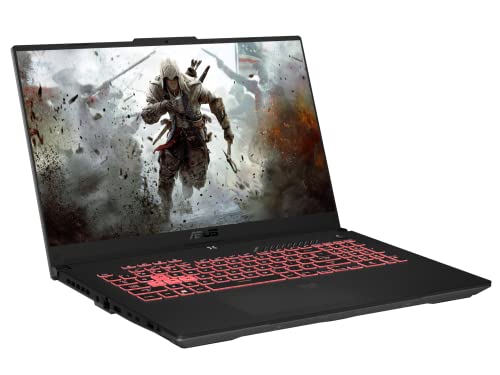 ASUS [Windows 11 Pro] TUF A17 Gaming Laptop, 17.3" FHD 144Hz, AMD Ryzen 7 6800H (Beats i7-11370H), 32GB RAM, 1TB SSD, GeForce RTX 3060, Backlit Keyboard, RJ-45, Type-C, Long Battery Life, Durlyfish