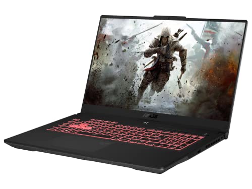 ASUS [Windows 11 Pro] TUF A17 Gaming Laptop, 17.3" FHD 144Hz, AMD Ryzen 7 6800H (Beats i7-11370H), 32GB RAM, 1TB SSD, GeForce RTX 3060, Backlit Keyboard, RJ-45, Type-C, Long Battery Life, Durlyfish