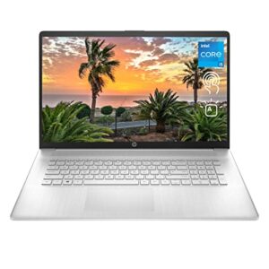 hp newest 17t laptop, 17.3″ hd+ touchscreen, intel core i5-1135g7, 32gb ram, 1tb ssd, webcam, hdmi, backlit kb, wi-fi 6, windows 11 home, silver