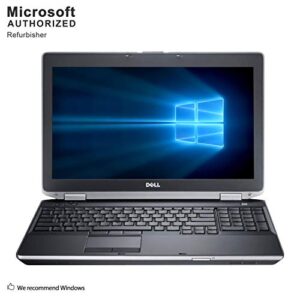 Dell Latitude E6530 Laptop, Intel Core I7 3520M Upto 3.6GHz, 8G DDR3, 512G SSD, DVD, WiFi, VGA, HDMI, 15.6 Inch Screen, Win 10 64 Bit-Multi-Language Suppport English/Spanish/French(CI7)(Renewed)