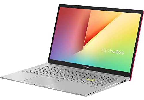 ASUS 2023 VivoBook S15 15.6" FHD IPS Red Laptop (Intel i5-1135G7 4-Core, 8GB RAM, 1TB PCIe SSD, Intel Iris Xe, Backlit KYB, FP, Thunderbolt 4, WiFi 6, BT 5.0, HD Webcam, Win 11 Home) w/Hub