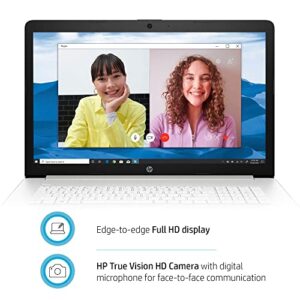 HP 17 Business Laptop Computer, 11th Gen Intel Core i3-1115G4, 17.3" FHD Display, Windows 10 Pro, 12GB RAM, 256GB SSD, WiFi, Bluetooth, Webcam, HDMI, Long Battery Life, PCS