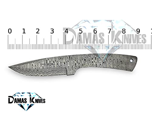 Custom Handmade Damascus Steel Skinner Knife Blank Blade for Knife Making HB 26