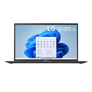 LG Gram 15Z95P Laptop 15.6" Ultra-Lightweight, IPS, FHD (1920 x 1080), Intel CORE i7, 16GB RAM, 512GB SSD, Windows 11 Home, 80Wh Battery, Alexa Built-in, 2X USB-C, HDMI, USB-A – Black