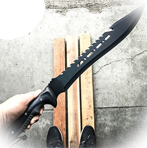 New 25" FULL TANG HUNTING SURVIVAL FIXED BLADE MACHETE TACTICAL Knife Sword Camping Outdoor Pro Tactical Elite Knife BLDA-1087