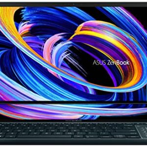 ASUS Zenbook Pro Duo 15 OLED Home & Business Laptop (Intel i9-12900H 14-Core, 32GB LPDDR5 4800MHz RAM, 1TB SSD, GeForce RTX 3060, 15.6" 60Hz Touch 4K Ultra HD (3840x2160), Win 11 Pro) (Renewed)