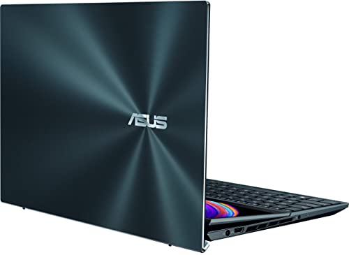 ASUS Zenbook Pro Duo 15 OLED Home & Business Laptop (Intel i9-12900H 14-Core, 32GB LPDDR5 4800MHz RAM, 1TB SSD, GeForce RTX 3060, 15.6" 60Hz Touch 4K Ultra HD (3840x2160), Win 11 Pro) (Renewed)