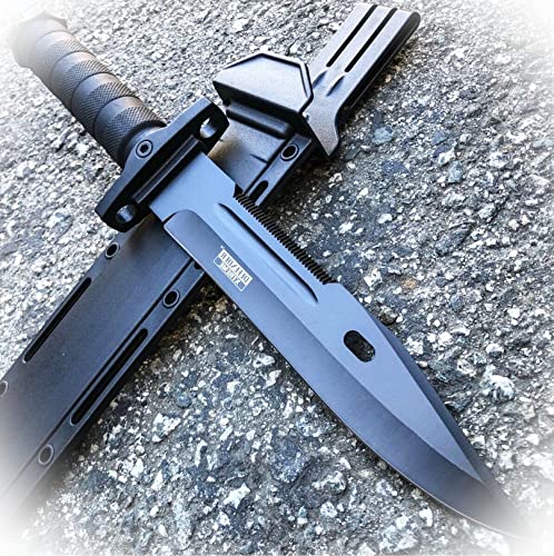 New 13.5" Military Tactical Survival FIXED BLADE Black HUNTING Machete KNIFE Dagger Camping Outdoor Pro Tactical Elite Knife BLDA-0639