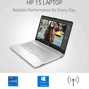 HP [Windows 11 Pro] Newest 15t Business Laptop, 15.6’’ Full HD Touchscreen, Intel Core i7-1165G7 Processor, Backlit KB, FP Reader, Wi-Fi 6, Webcam, HDMI, Silver (32GB RAM | 1TB PCIe SSD)