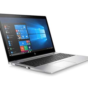 HP 15.6" EliteBook 850 G5 Notebook, Intel Core i5-8350U, 8GB RAM, 256GB SSD, Fingerprint, Windows 10 Pro, Silver (Renewed)