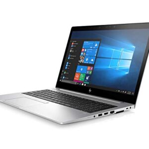 HP 15.6" EliteBook 850 G5 Notebook, Intel Core i5-8350U, 8GB RAM, 256GB SSD, Fingerprint, Windows 10 Pro, Silver (Renewed)