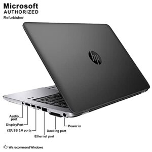 HP 2018 Elitebook 840 G1 14inch HD LED-backlit anti-glare Laptop Computer, Intel Dual-Core i5-4300U up to 2.9GHz, 8GB RAM, 500GB HDD, USB 3.0, Bluetooth, Window 10 Professional (Renewed)