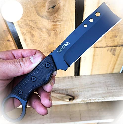 New BLACK 8" Tactical Razor Cleaver Fixed Blade Hunting Camping Survival Army Knife Camping Outdoor Pro Tactical Elite Knife BLDA-0471