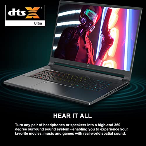 Acer Predator Triton 500 SE Gaming/Creator Laptop | 12th Gen Intel i9-12900H | GeForce RTX 3080 Ti | 16" WQXGA 240Hz G-SYNC Display | 32GB LPDDR5 | 1TB Gen 4x4 SSD | Killer Wi-Fi 6E | PT516-52s-99EL