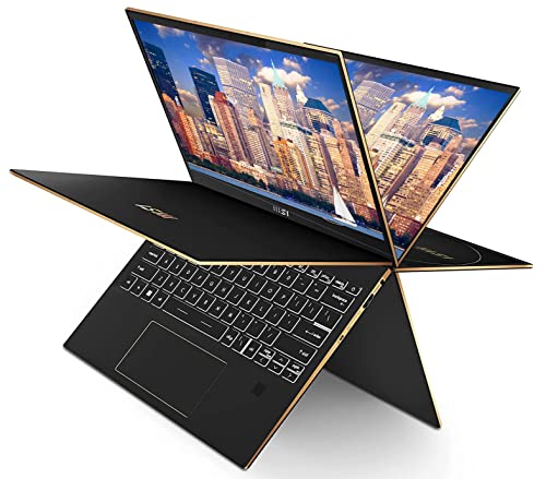 MSI Summit E13 13.4" 2-in-1 Touchscreen Laptop 14 cores 12th Gen Intel Evo Core i7-1280P 120Hz 100% sRGB Backlit KB Wi-Fi 6E DTS Hi-Res Thunberbolt 4 W/HDMI & MSI Pen (16GB RAM | 2TB PCIe SSD)